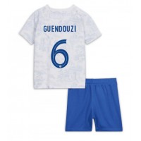 Francúzsko Matteo Guendouzi #6 Vonkajší Detský futbalový dres MS 2022 Krátky Rukáv (+ trenírky)